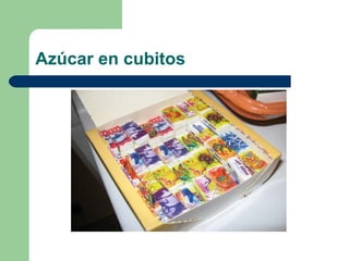 Azúcar en cubitos
 
