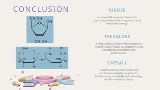 Genetic Ribose RIBOSE and TREHALOSE: Carbohydrates.pptx