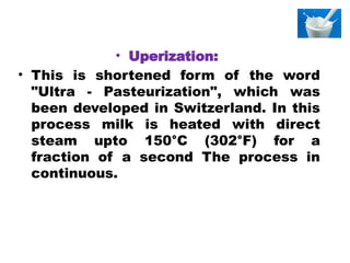 Uperization Comprehensive Overview of Milk Pasteurization Methods and Technologies ...