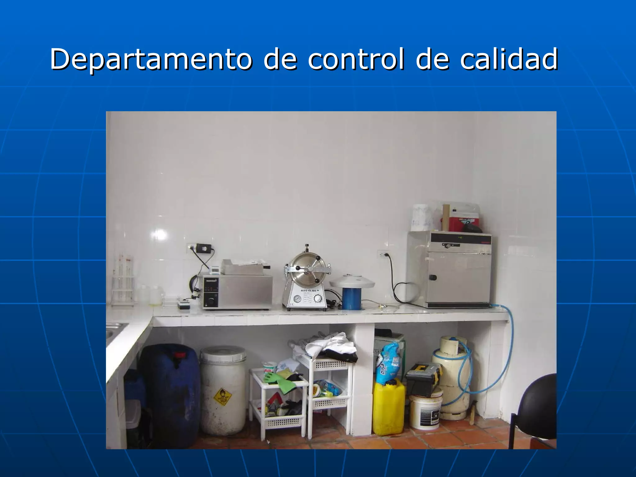 Departamento de control de calidad