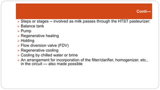 PASTEURIZATION of milk defintion and itd properties | PPTX