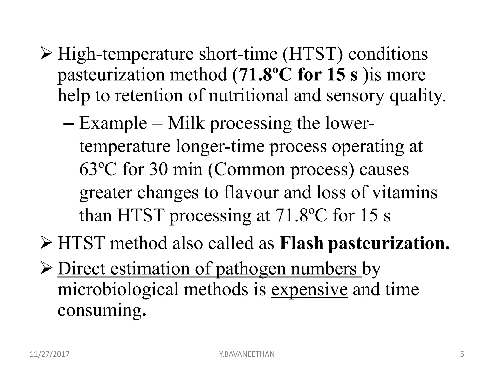 Pasteurization | PPTX