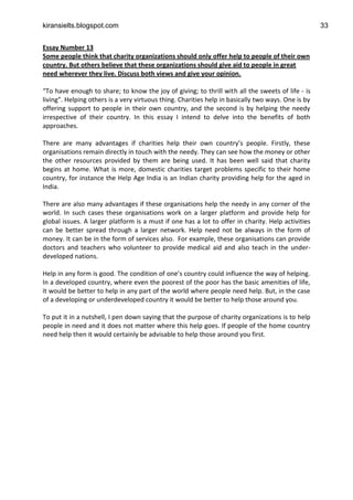 charity begins at home essay