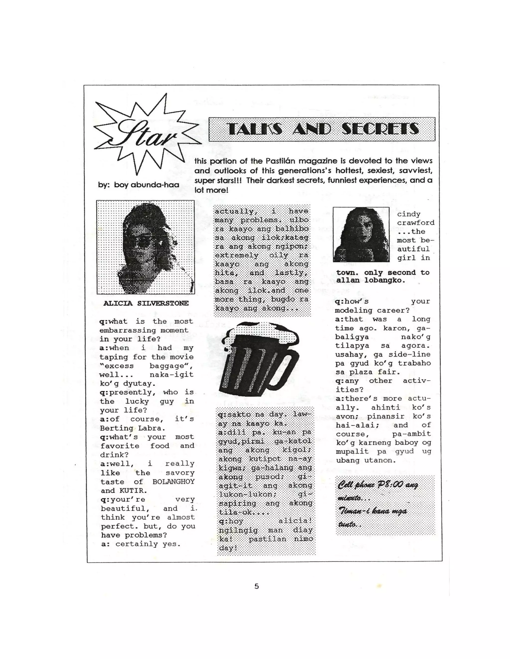 Pastilan Magazine No. 1