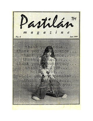 Pastilan Magazine No. 4