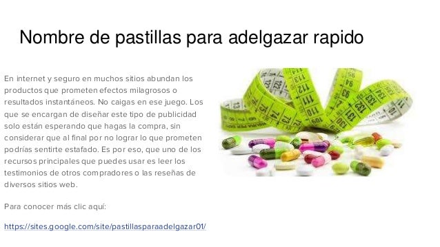 Pastillas para adelgazar Pastillas para adelgazar