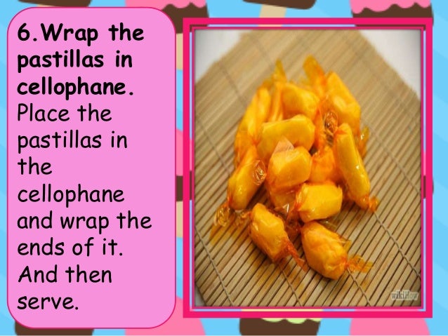 Advertisement of pastillas picture