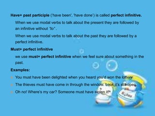 Past modal | PPTX