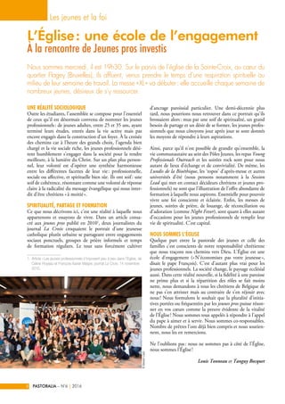 Une réalité sociologique
Outre les étudiants, l’assemblée se compose pour l’essentiel
de ceux qu’il est désormais convenu ...