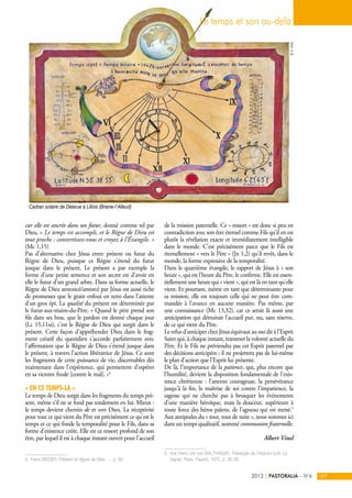 Cadran solaire de Delarue à Lillois (Braine-l'Alleud) © A. Vinel 
car elle est ancrée dans un futur, donné comme tel par 
...