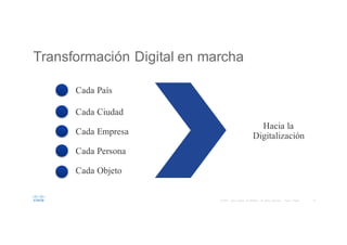 12©  2015     Cisco   and/or   its  affiliates.   All   rights   reserved.       Cisco   Public
Transformación Digital  en  marcha
Cada País
Cada Ciudad
Cada Empresa
Cada Persona
Hacia la
Digitalización
Cada Objeto
 