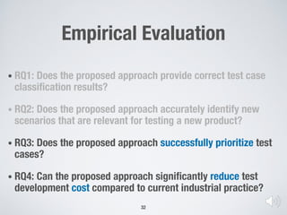 Automating System Test Case Classification and Prioritization for Use ...