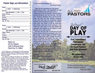 All Pro Pastors Day of Play