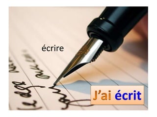 écrire
écrit