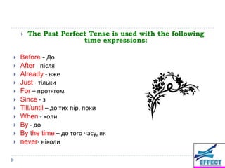 Past Perfect Using Before The Past Perfect Tense | PPTX