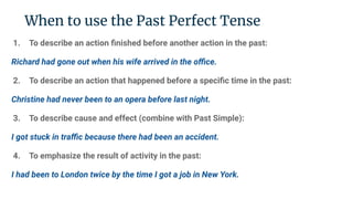 Past Perfect Using Before Past perfect | PDF