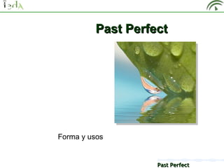 Past Perfect




Forma y usos


                    Past Perfect
 
