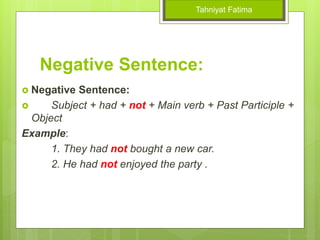 Had Not Past perfect continuous tense by Wajid Hussain. | PPTX