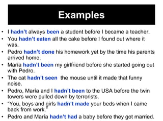 Past Perfect Simple Forms | PDF