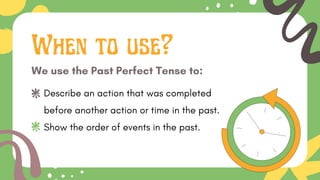 Past Perfect Using Before Mastering the Past Perfect Tense: Usage, Structure, and Examples | PDF