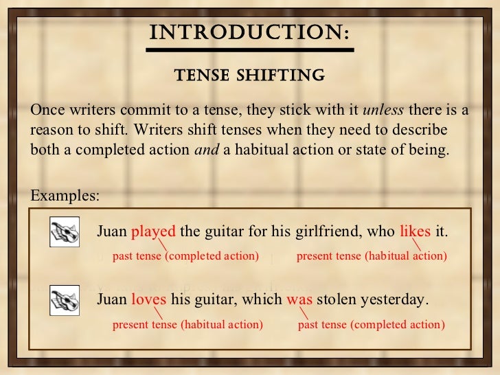 Dating past tense