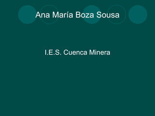 Ana María Boza Sousa ,[object Object]
