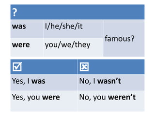 The Past Simple - Be, regular, irregular verbs | PDF