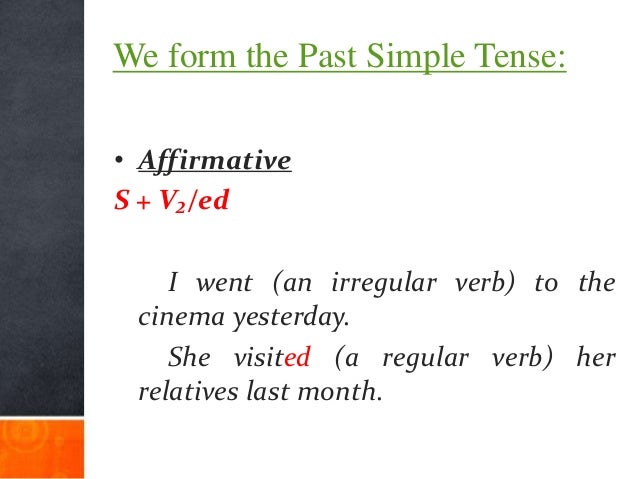 Past Simple Active And Passive Voices