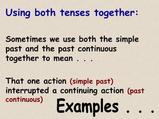 Presentación -PAST SIMPLE AND CONTINUOUS.ppt