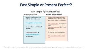 Past Simple or Present Perfect?
Źródło: https://www.bing.com/images/search?view=detailV2&ccid=iBKL69J1&id=0111C702AF7618BA1E0F6BD9003FACABDB332D69&q=present+perfect+simple&simid=607993012006814929&selectedIndex=6&ajaxhist=0
 