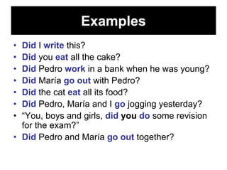 Past Simple Forms | PDF