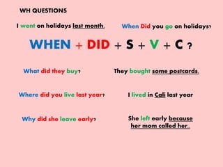Past simple grammar | PPT