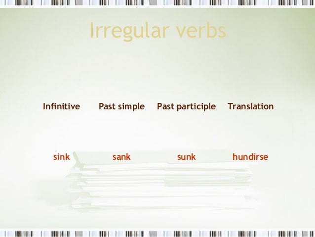 Past Simple Irregular Verbs