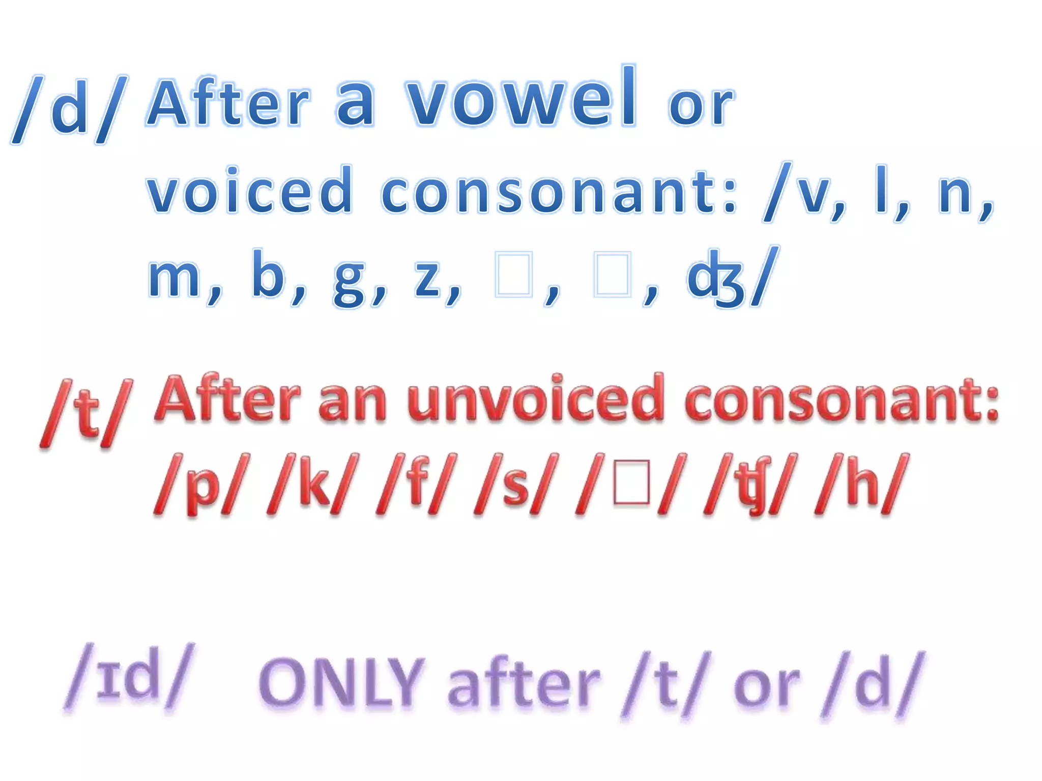 Past Simple - Regular Verbs
