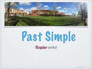 Past simple in English (Regular verbs) Class presentation