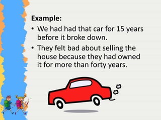 Past tense + used to | PPTX