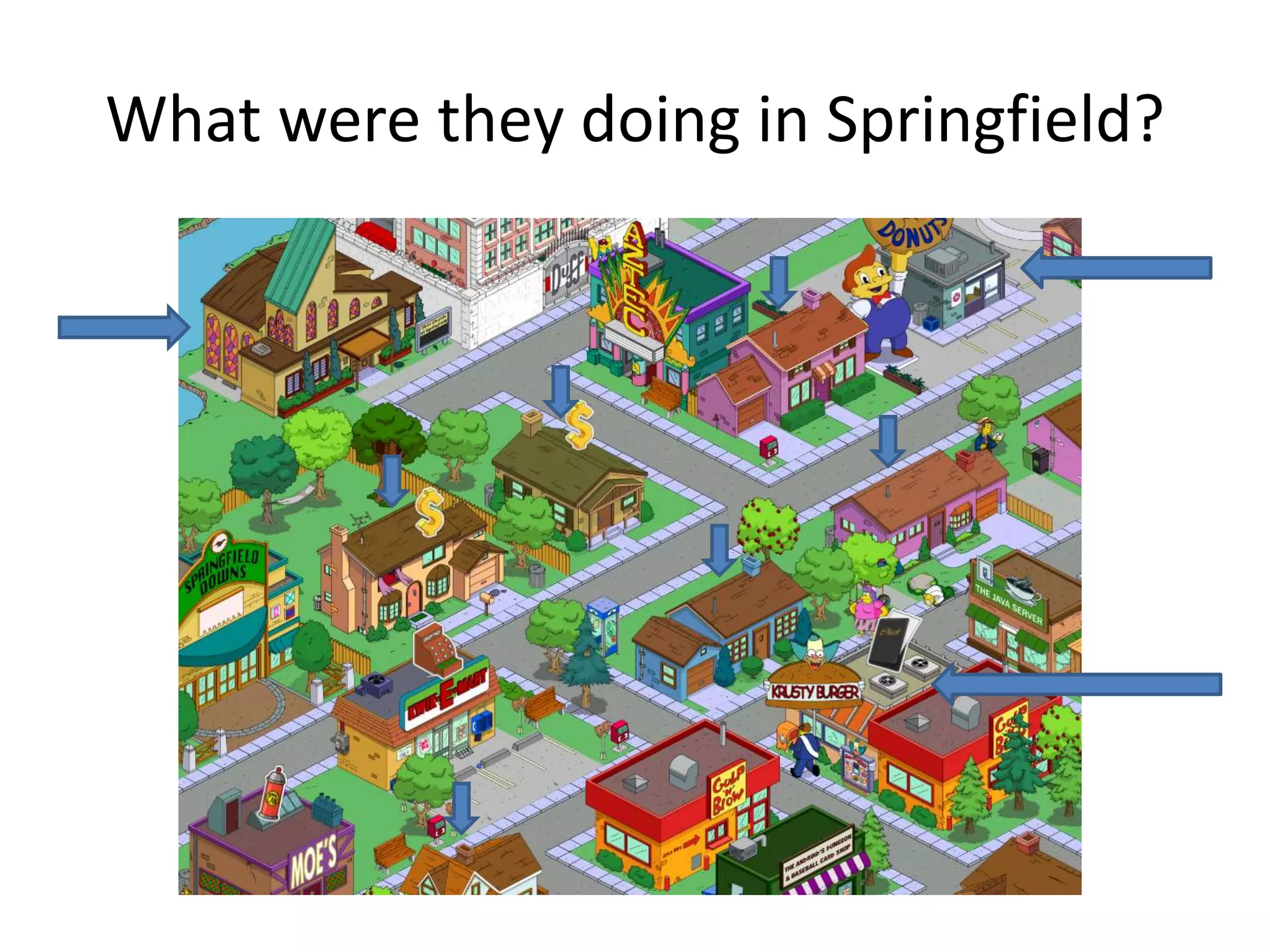 What were they doing in Springfield?
 