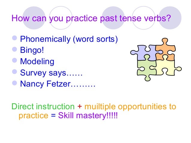Past tense ppt