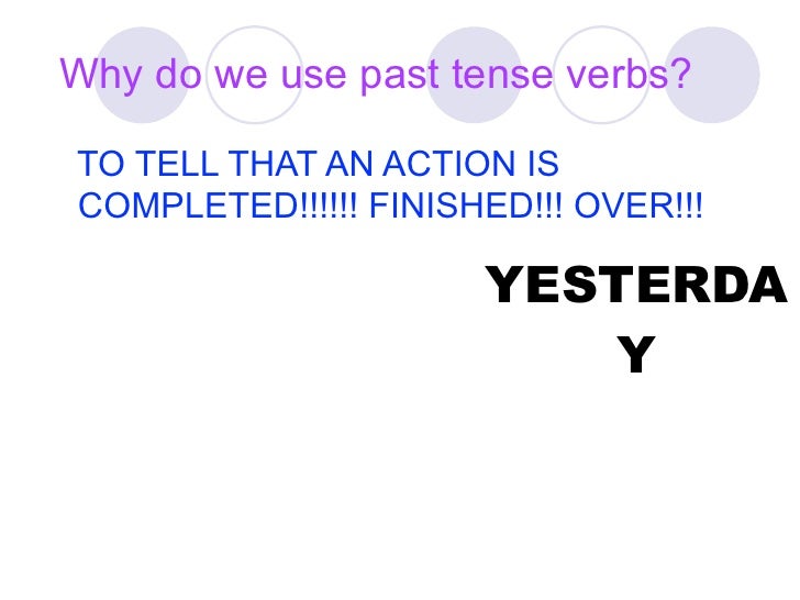 Past Tense Presentation