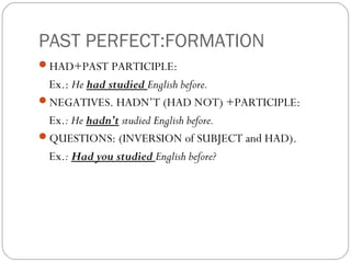 Had Not Past tenses | PPT