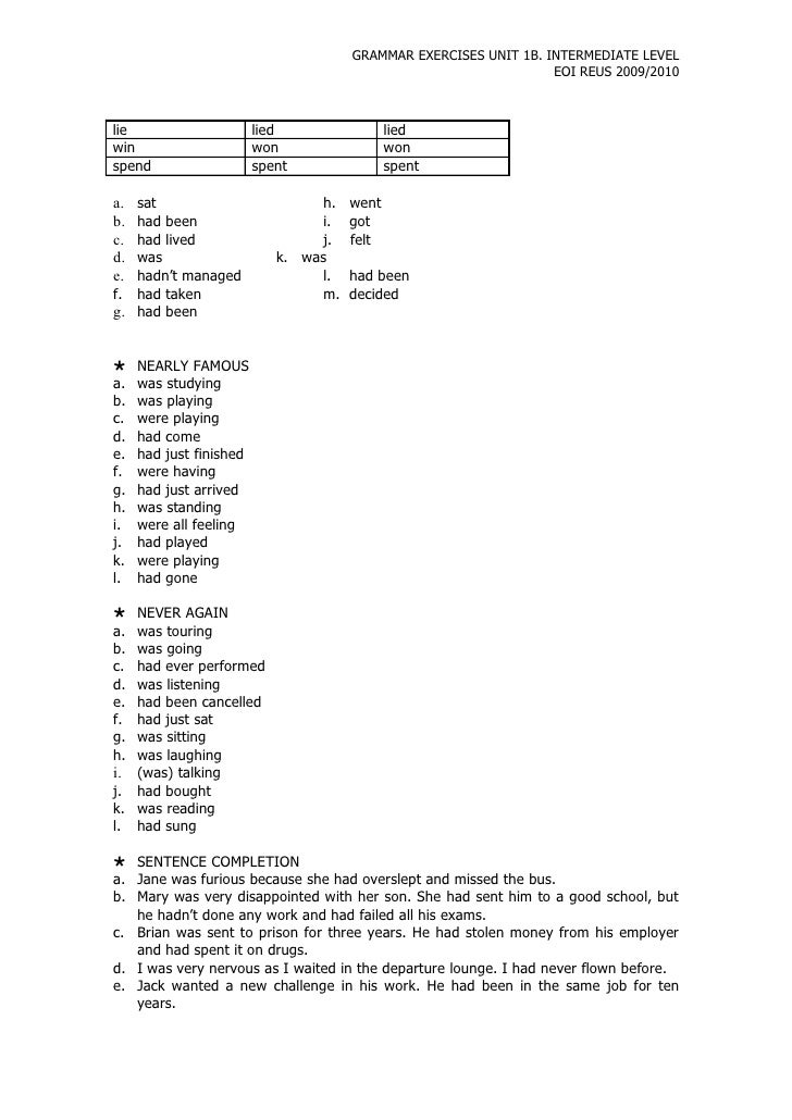 past-tenses-practice-exercises-answer-key