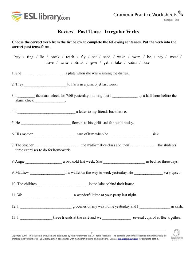 right form of verbs exercise right form of verbs exercise
