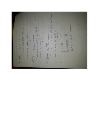 personal chemistry lecture notes