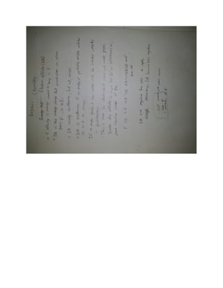 personal chemistry lecture notes