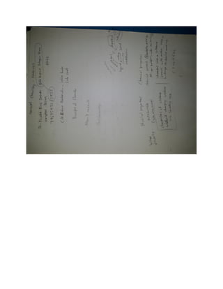 personal chemistry lecture notes