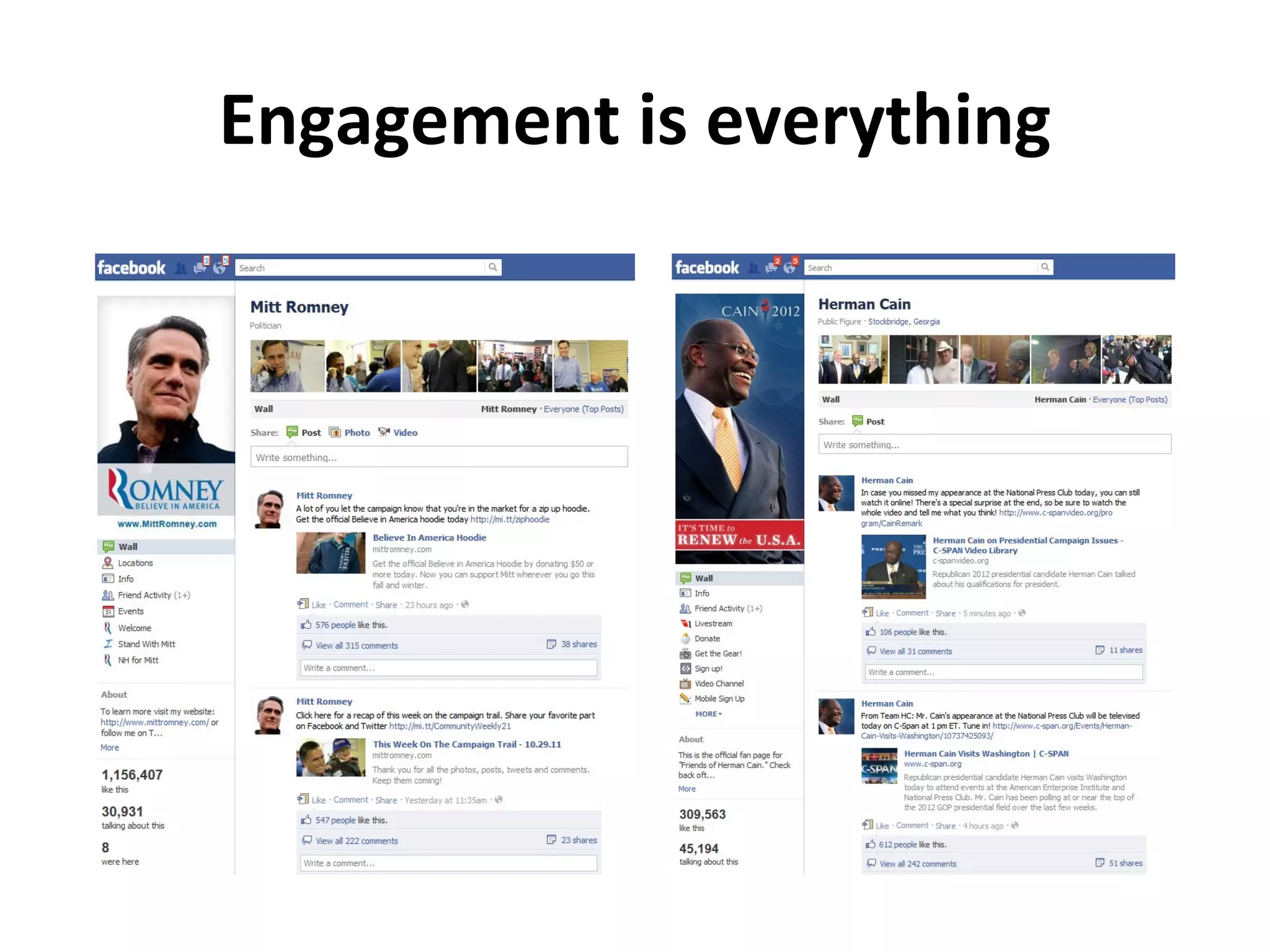 Engagement is everything 
