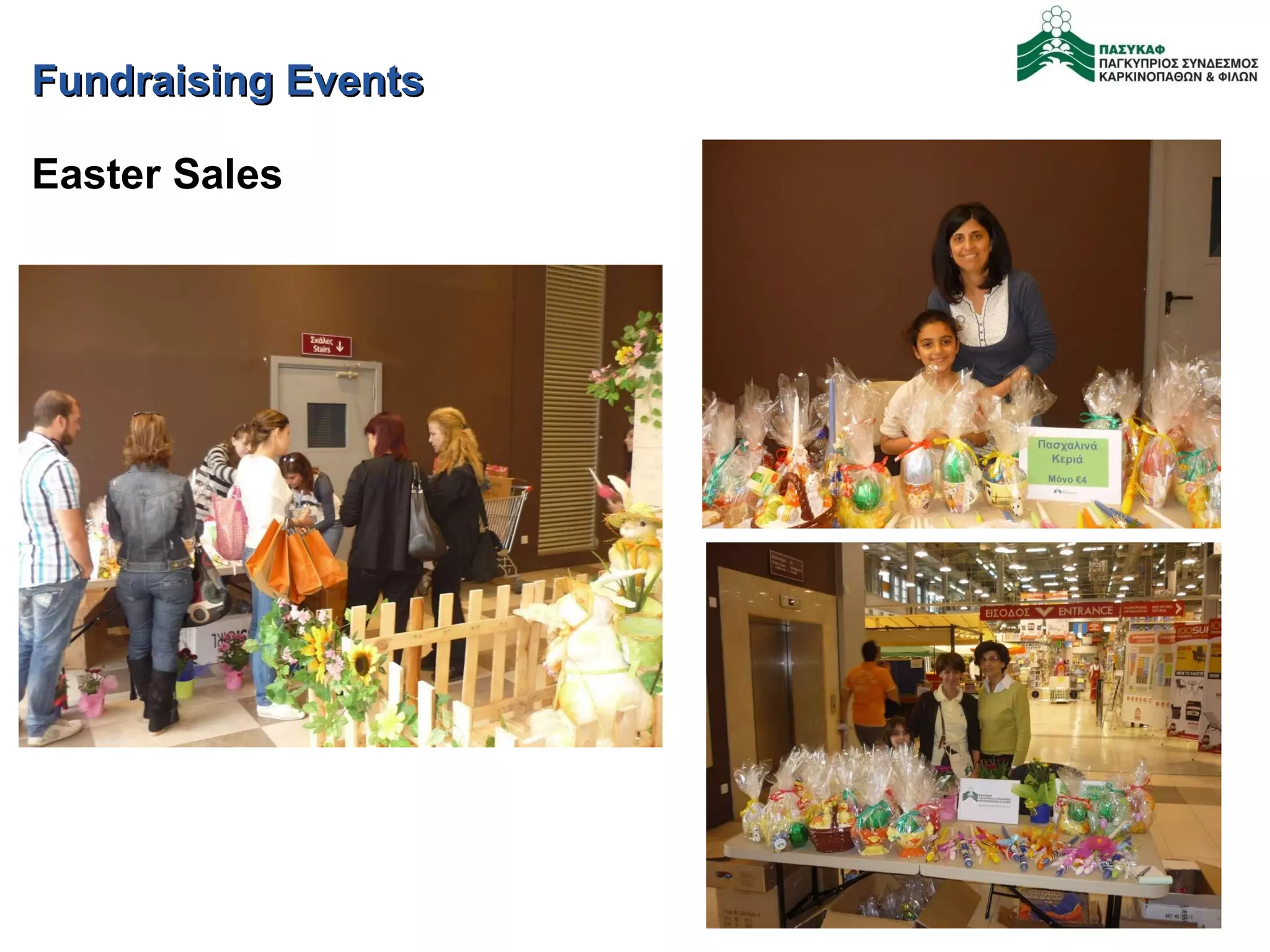 Fundraising Events Easter Sales  