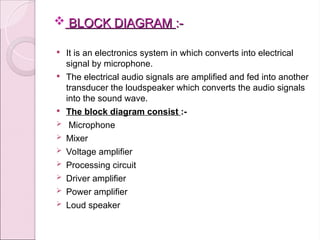 Public Address System Complete Details and Design | PPT