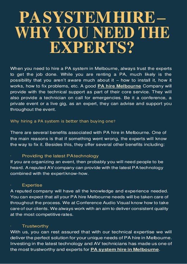 pa system company