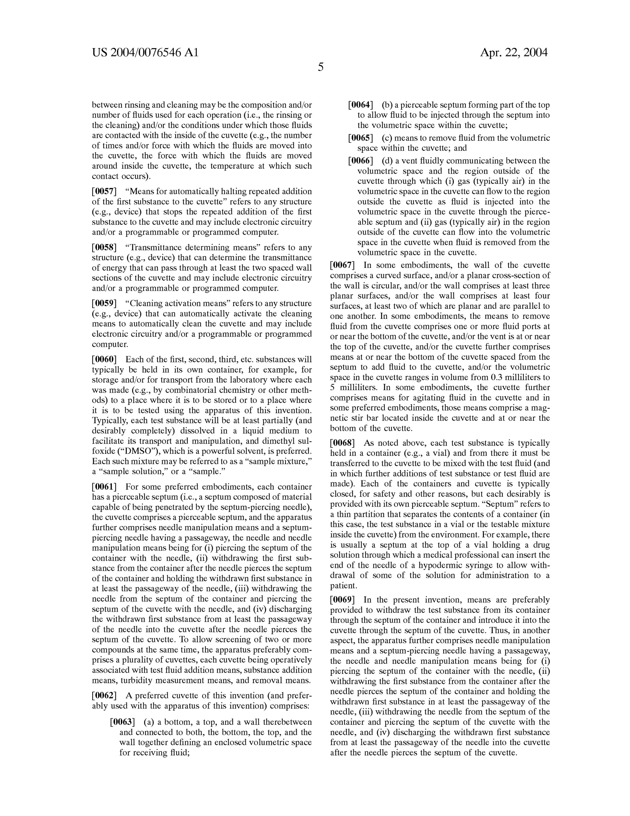 Automated Kinetic Solubility Assay Apparatus and Method